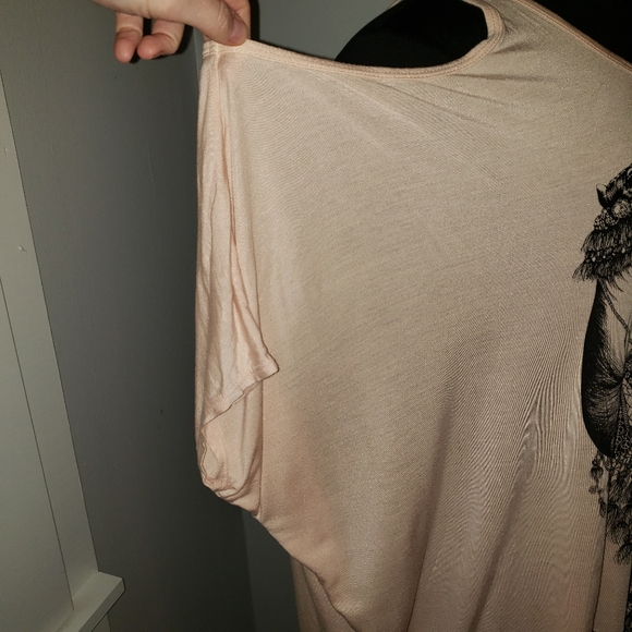 Lauren Moshi small cold shoulder camel peach - Picture 9 of 15